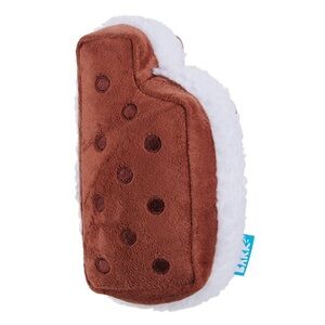 Rare BARK BOX Ice Squeak Sandwich Dog Toy - BarkBox Ice Cream Sandwich Toy
